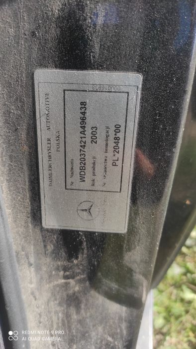 Mercedes Benz C klasa 2.0 Kompresor + LPG Sekwencja