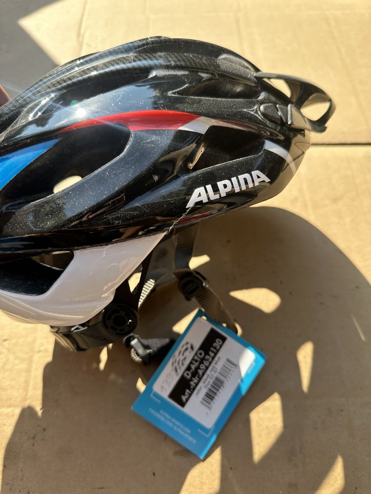 Nowy kask Alpina D-Alto 52-57cm Carbon -60% ceny
