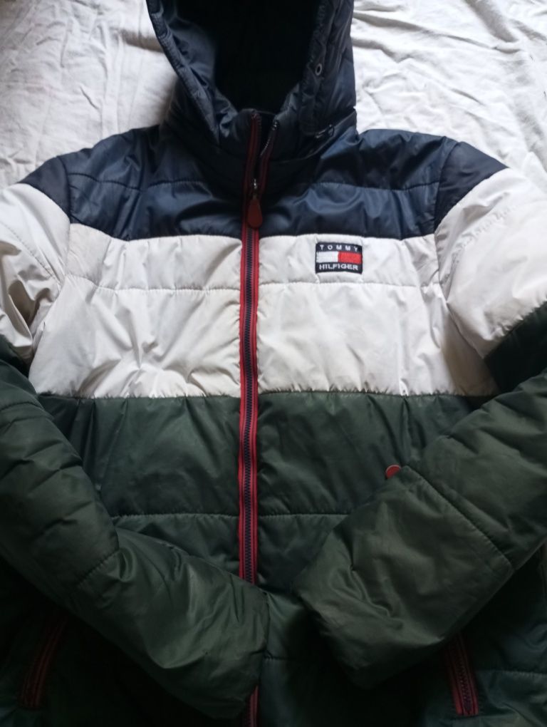 Куртка мужская зимняя пуховик Tommy Hilfiger р.XL оригинал