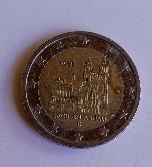 Moeda de 2 eur Comemorativa 2021 Alemanha