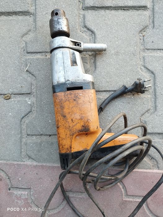 Wiertarka metalowa z czasów PRL