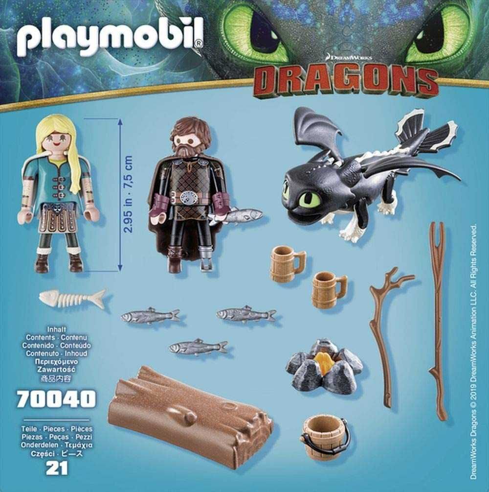 Конструктор Playmobil 70040 DreamWorks Dragons Hicks Ікота, Астрид
