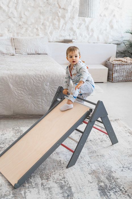 Розвиваючий комплекс Монтессори | Трикутник Піклер + Арка colourful 2