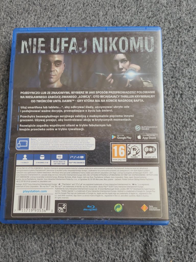 Ukryty plan PS4 PlayStation 4 5 Polska wersja językowa