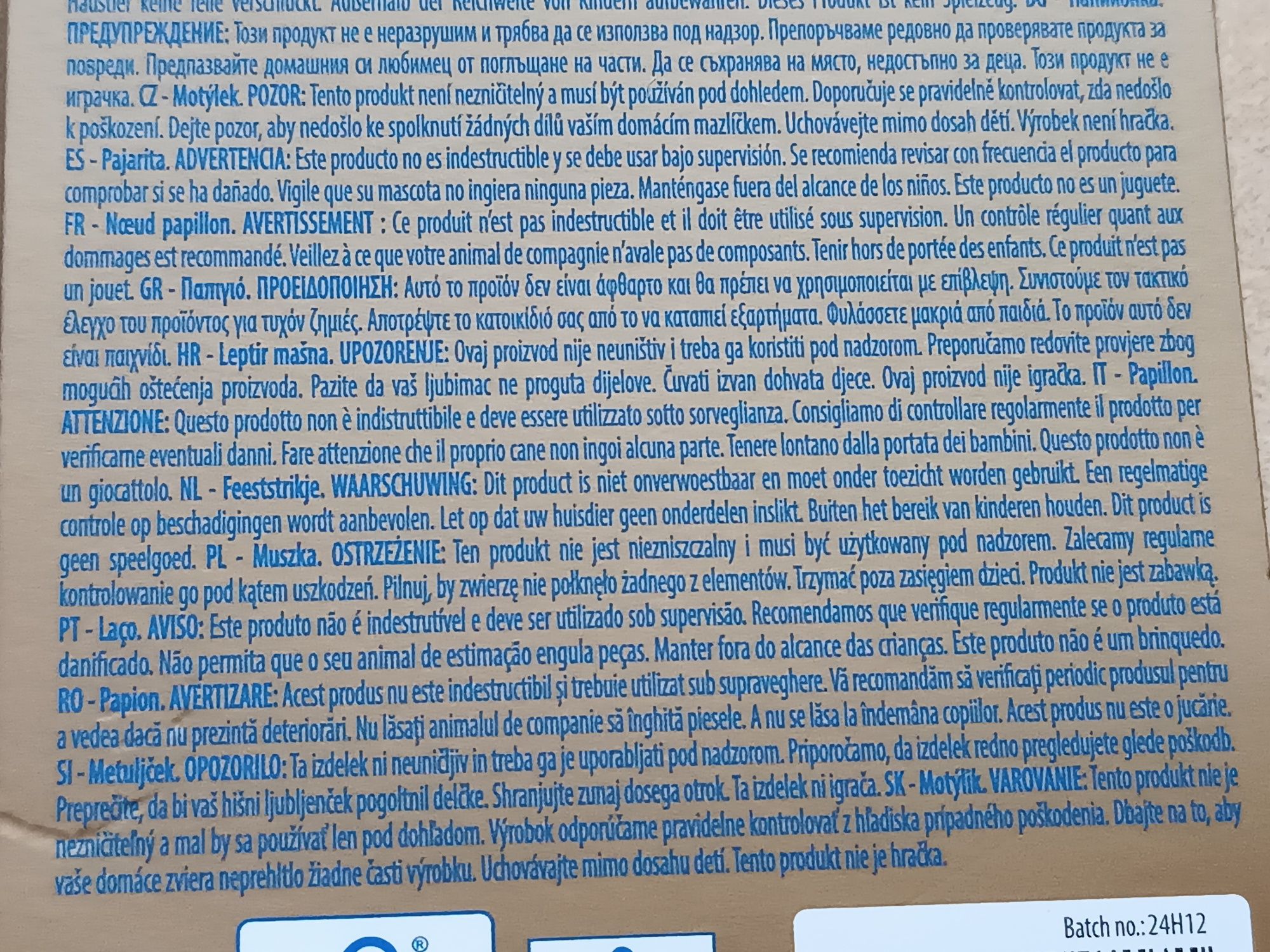 Dekoracyjna mucha dla psa