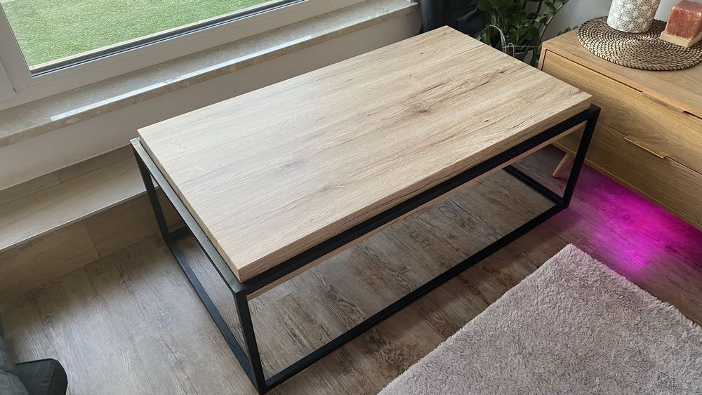 Stolik kawowy industrialny 110x60x43(wys). OKAZJA.
