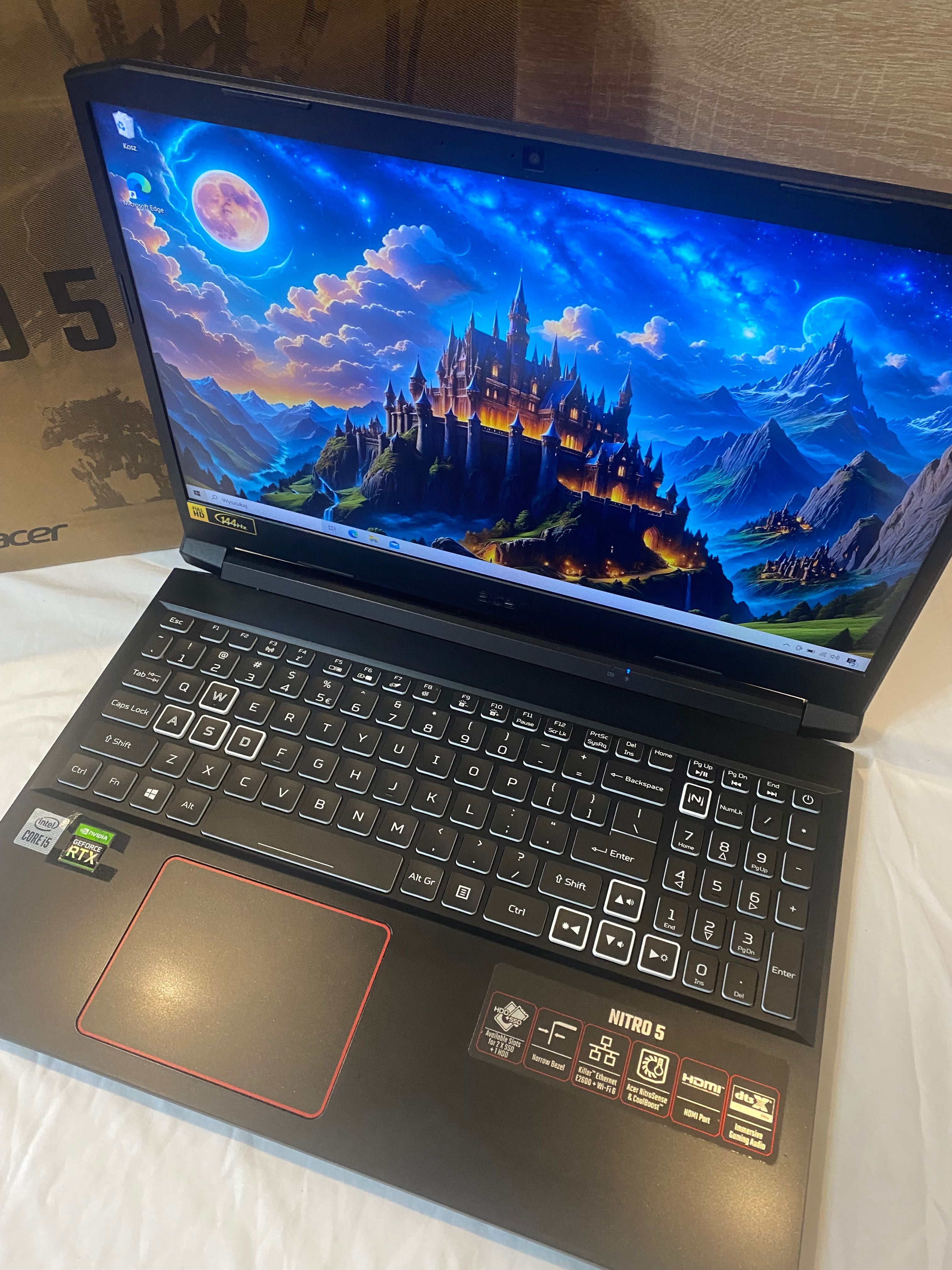Acer Nitro 5 , super stan, RTX 3060, i5, 16GB RAM.