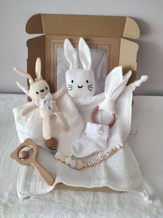 Zestaw Prezentowy baby shower narodziny chrzest prezent baby box
