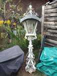 Lampa ogrodowa z kutego żelaza