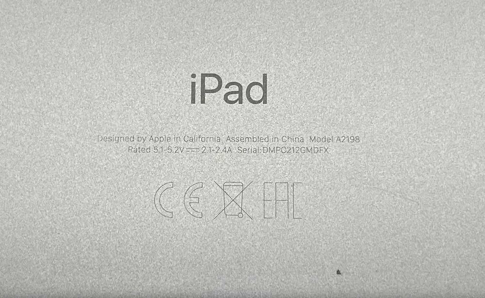 iPad (7ª geração) 2019 Wifi+Cellular(GPS e SIM) 10,2 polegadas e 128GB