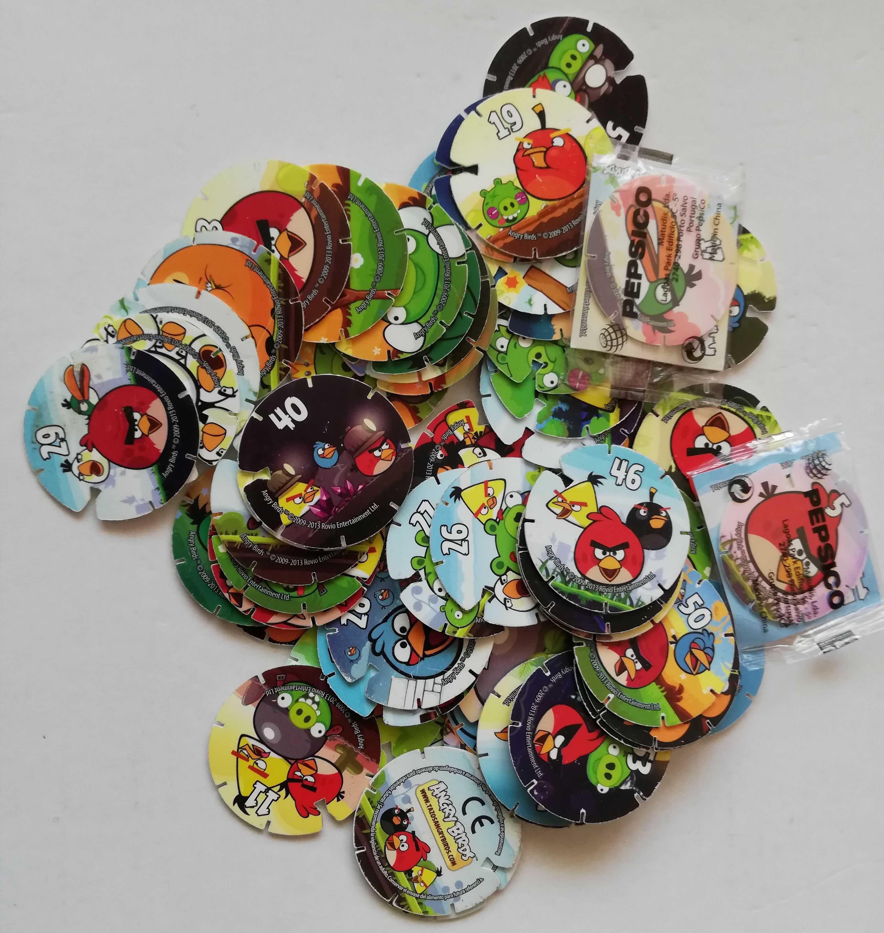 Tazos - PepsiCo (Angry Birds - coleção completa)