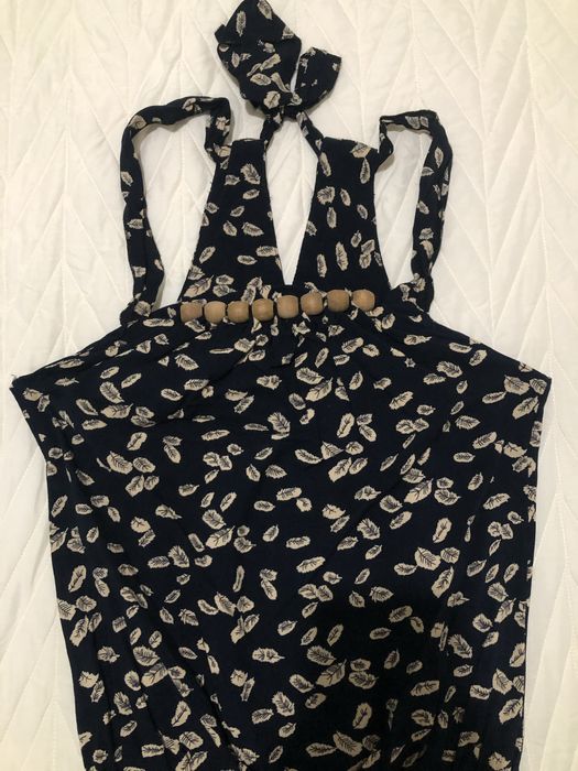 Macacão calção azul