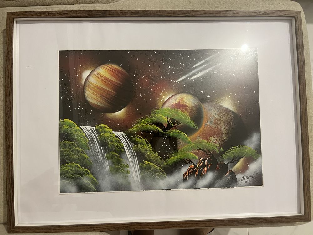 Quadro a oleo c/Moldura