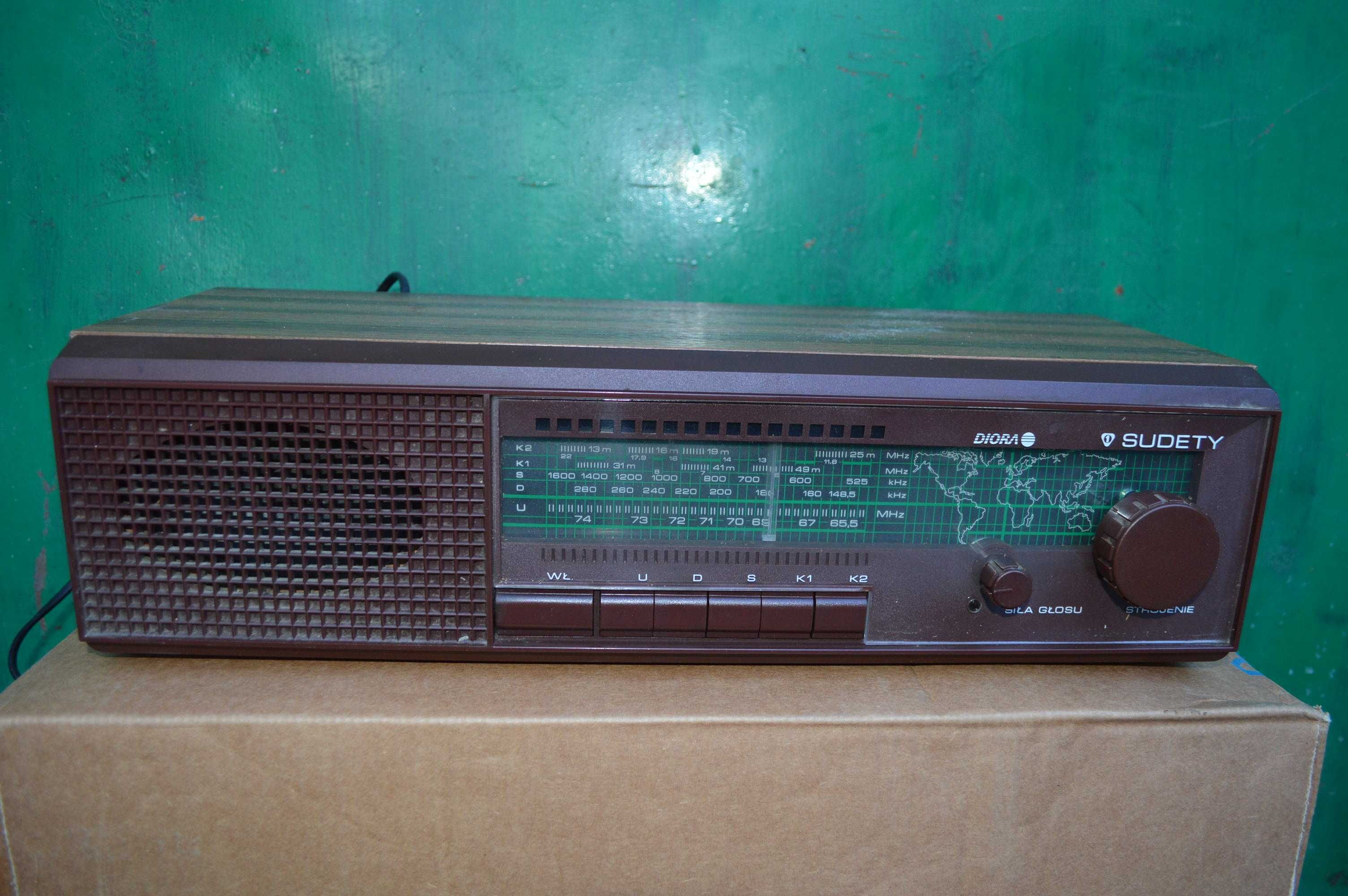 stare radio Unitra Diora Sudety prl