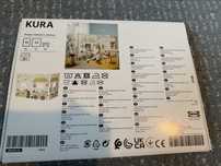Zasłonki do łóżka piętrowego dla dziecka IKEA