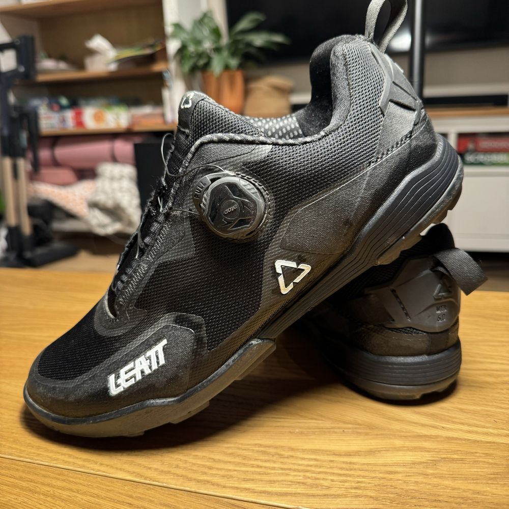 Buty LEATT 6.0 clip black BOA MTB SPD 43,5 / 27,5 cm świetny stan!