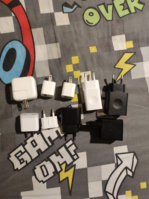 Зарядні пристрої, блочки та шнури, до Xiaomi, iPhone, Samsung, Lenovo