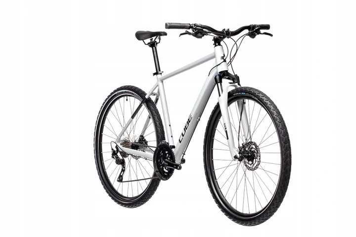NOWY Rower CUBE NATURE PRO rozm 54 biały szary trekkingowy cross