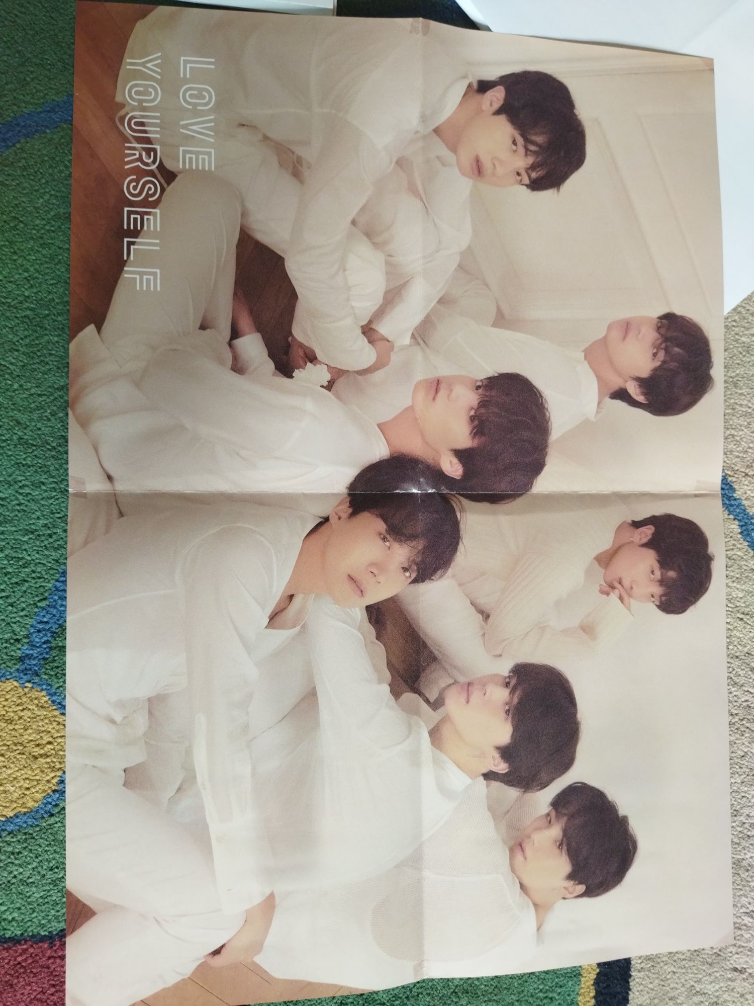 plakat BTS oryginalny z albumu