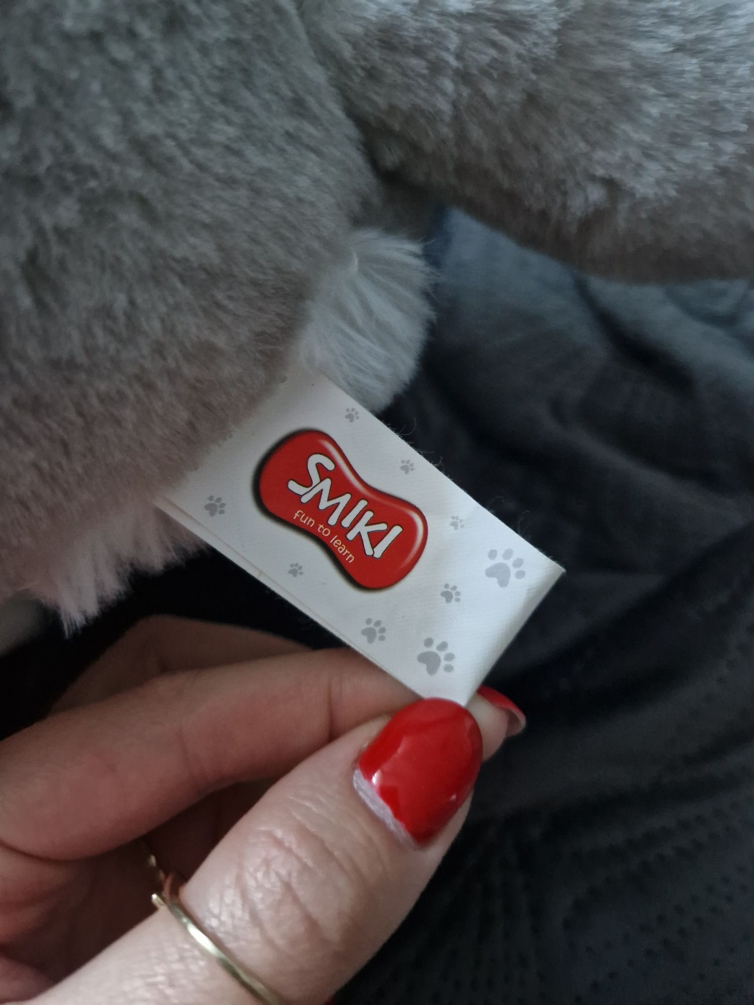 Pluszak husky przytulanka smiki