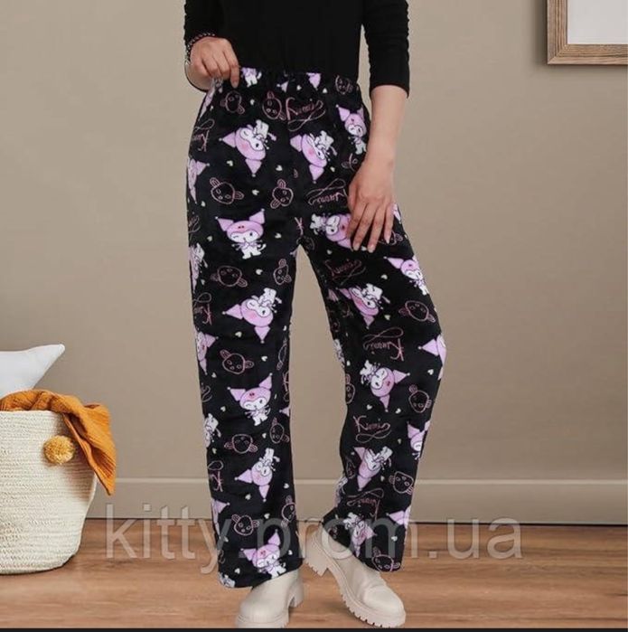 Плюшевые штаны Hello Kitty M,L,XL,2XL,3XL