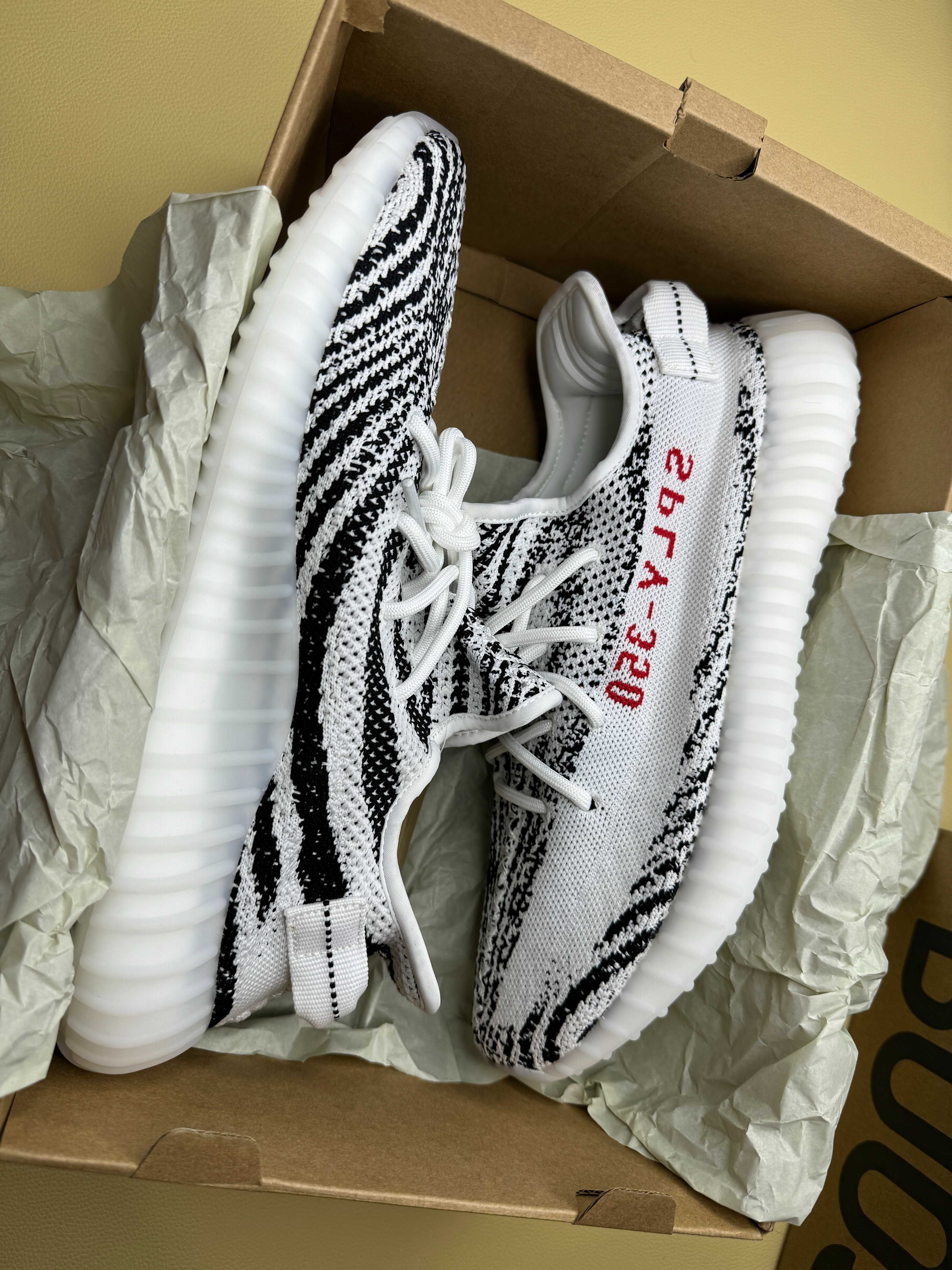 Buty Adidas Yeezy 350 Zebra ,rozmiar 48