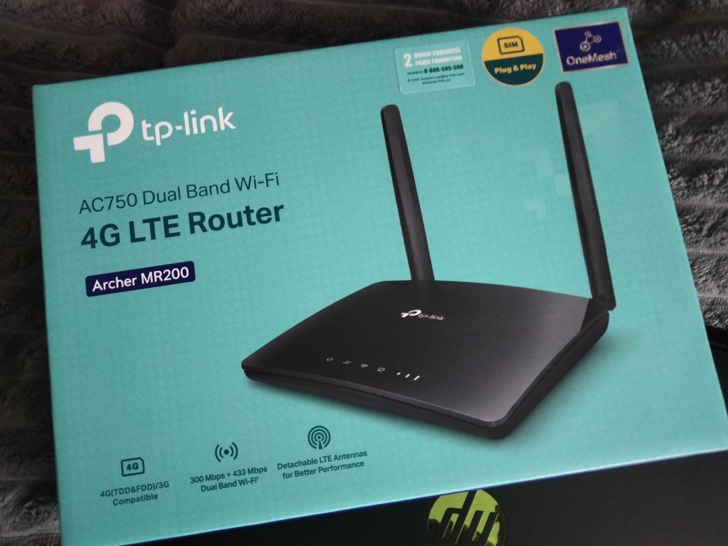 Wi-Fi router Archer 200(4G) роутер Арчер 200 4G + Київстар СуперГіг