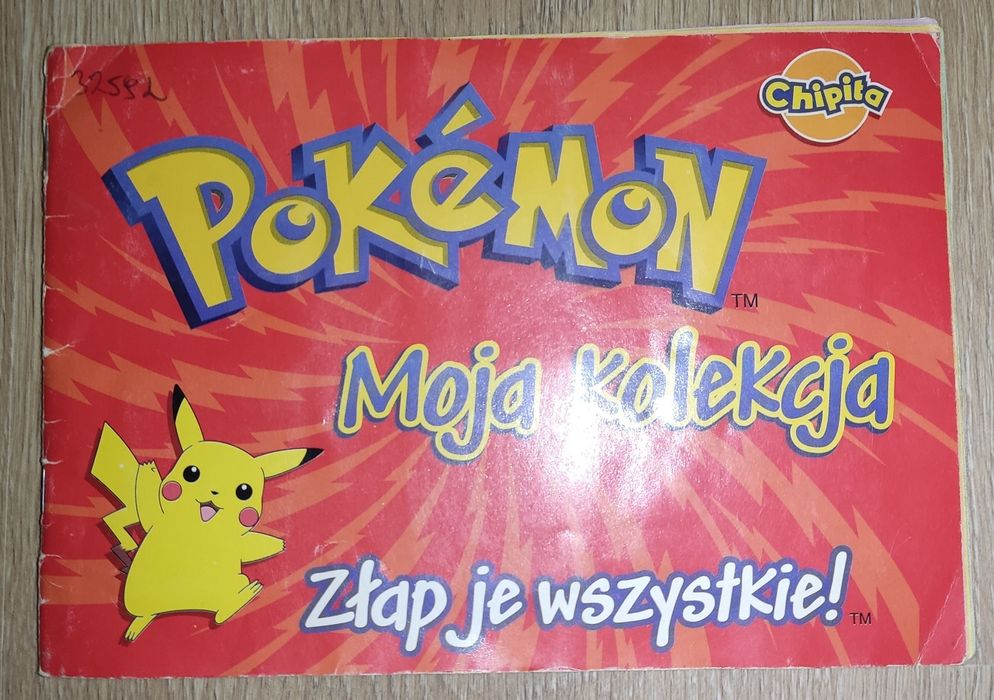 Kompletny album Pokemon Moja Kolekcja Chipita 2001