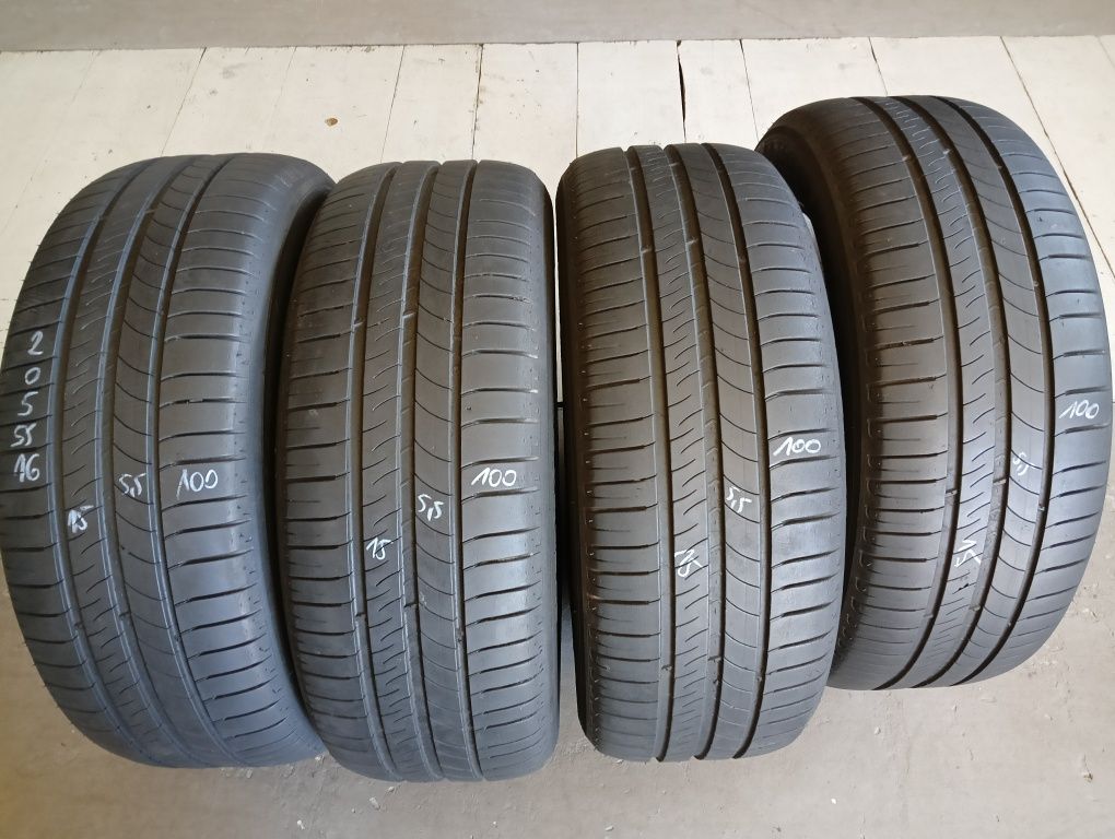 Sprzedam opony letnie używane 205/55/16 Michelin