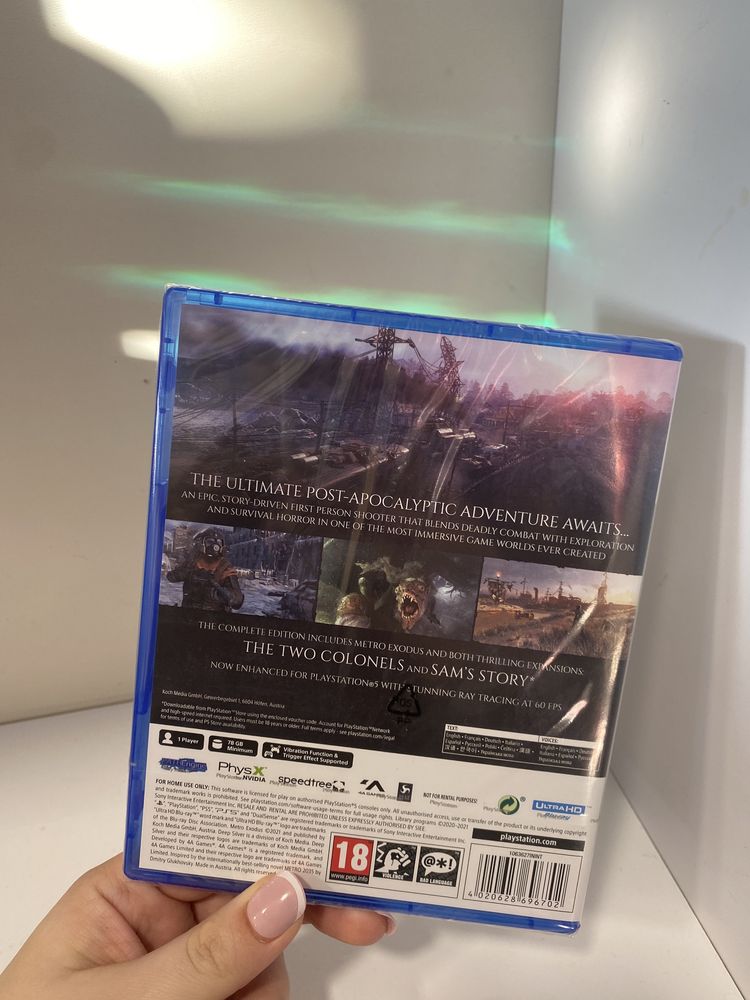 Gra metro exodus na ps5 NOWA