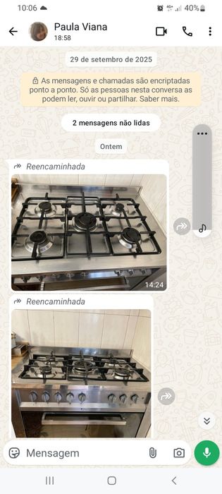 Fogão a gás , e forno eletrico