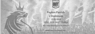 2 Bilety na koncert Payton Parrish 13.02
