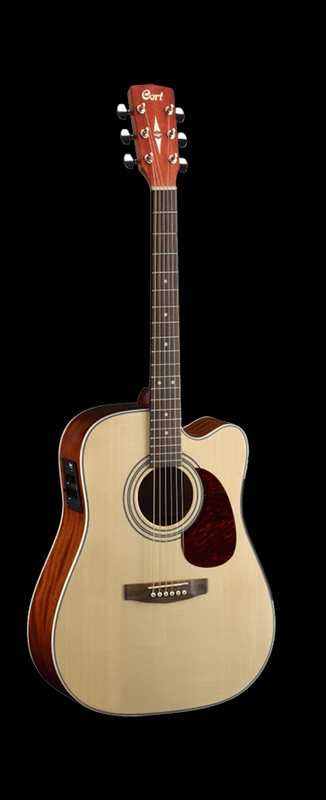 Cort MR500E OP gitara elektro akustyczna MR500 E - lity świerkowy top