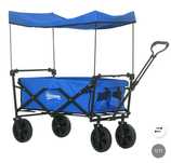 Carrinho de Transporte Dobrável com Toldo Removível