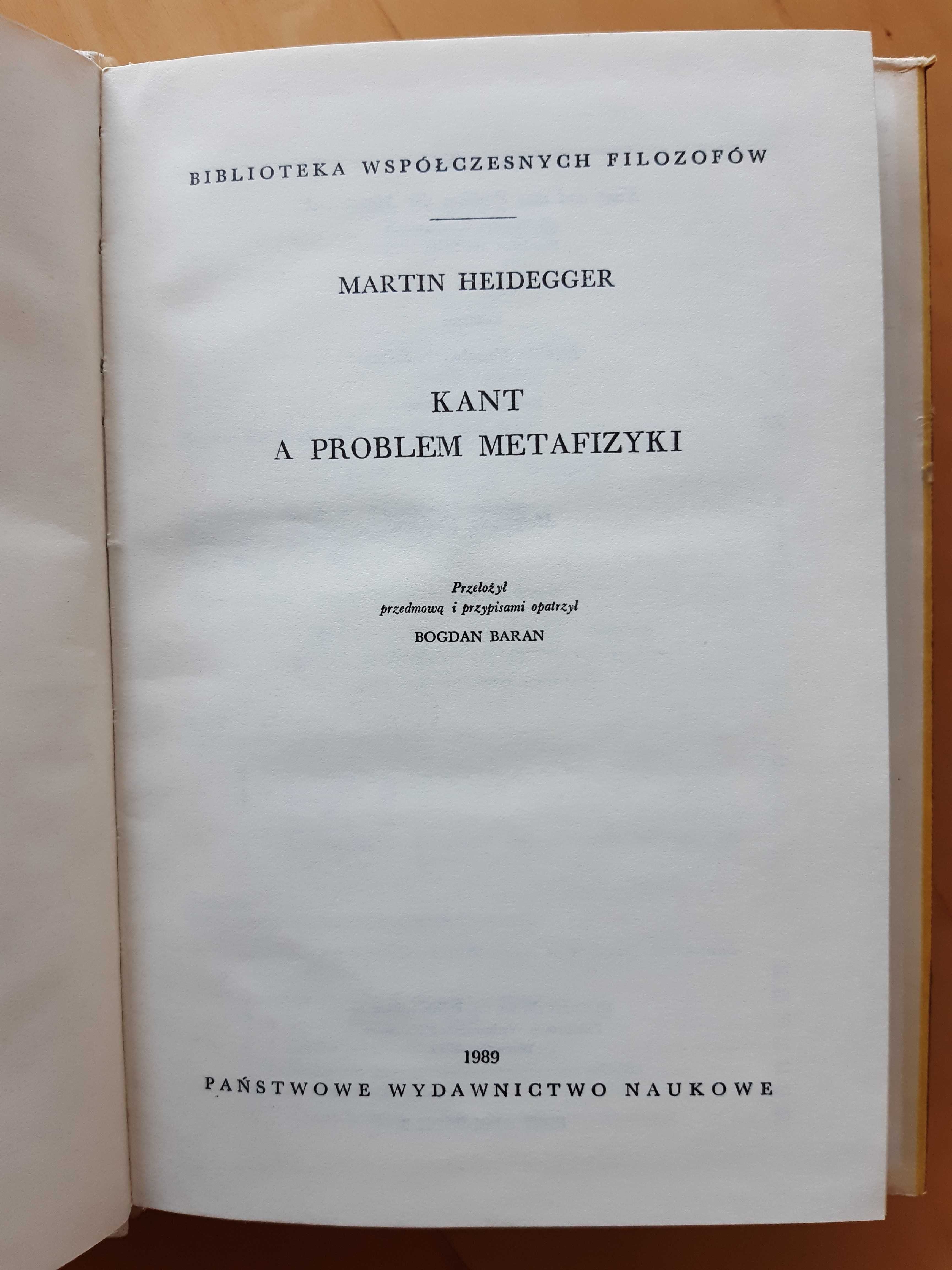 Heidegger - Kant a Problem Metafizyki