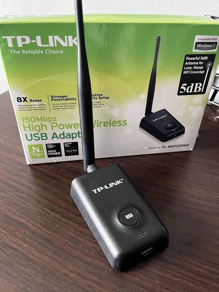 TP-Link TL-WN7200ND v1.0 WiFi USB do Kali Linux monitor mode