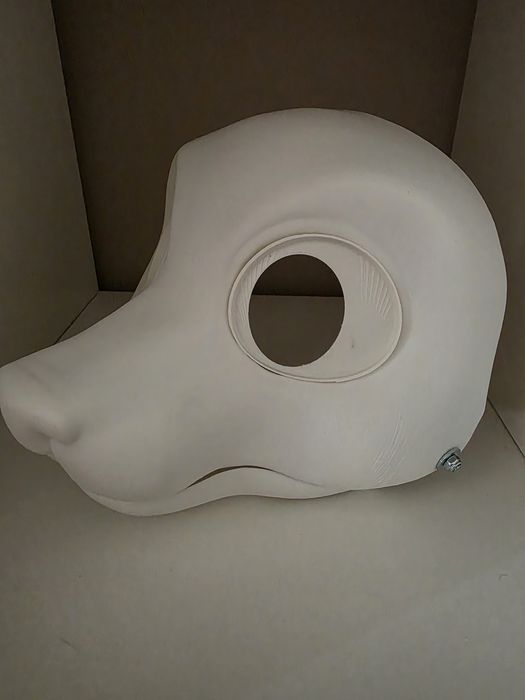 Ręcznie robiona baza fursuit – Ruchoma szczęka i wyjmowane oczy