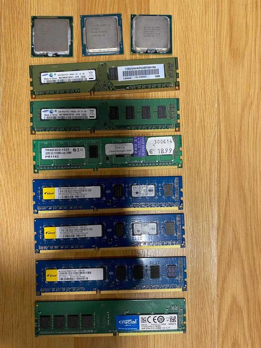 3 procesory + pamięć ddr3, ddr4