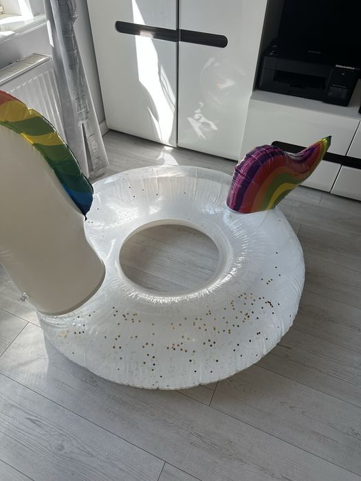 Jednorożec koło do plywania xxl