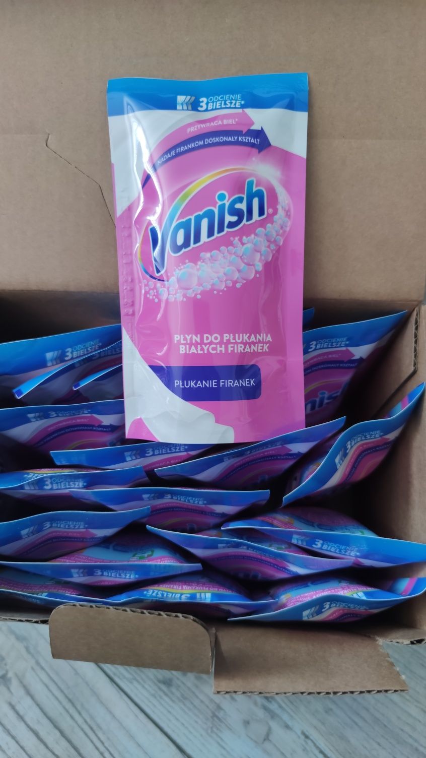 20x saszetka Vanish do płukania firanek