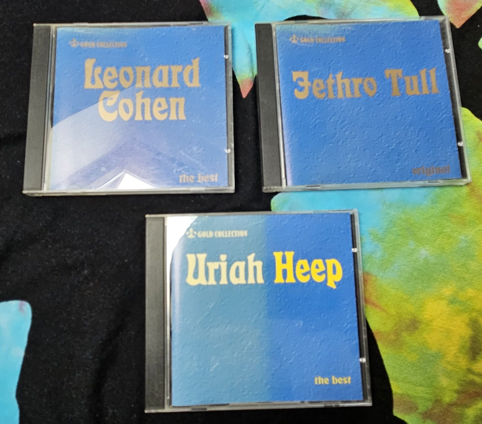 Zestaw 3x cd Leonard Cohen, Uriah Heep the Best oraz Jethro Tull