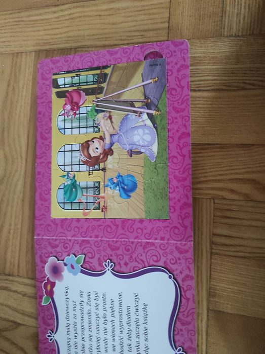 Puzzle książka 4x puzzle Jej wysokość Zosia