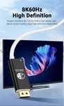 Dock DisplayPort 8K 60hz Nintendo Switch / Steam Deck DP PD USB-C