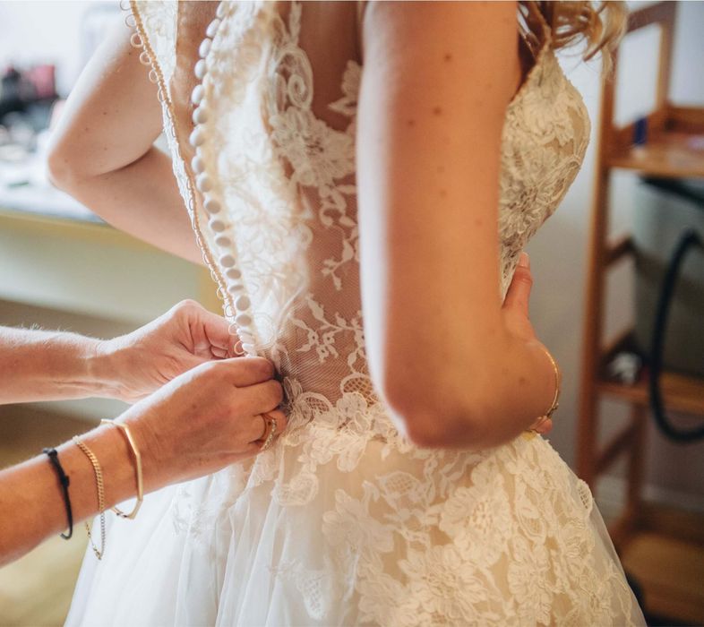 Romantyczna, boho suknia ślubna Adelfine