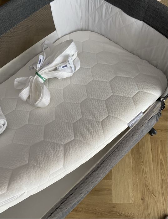Espiro Cloud - łóżeczko dostawne 3 w 1 + Materac FikiMiki
