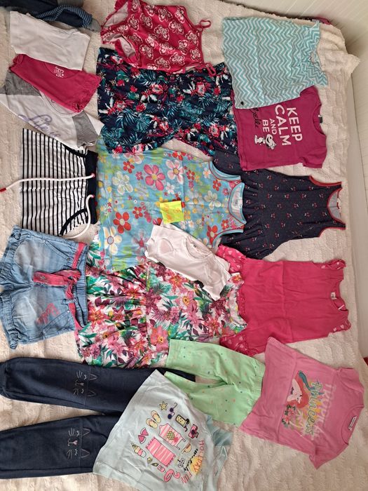 Paczka 3 ubranek 104-110 sukienki ,krótkie spodenki marki H&M, Reserve