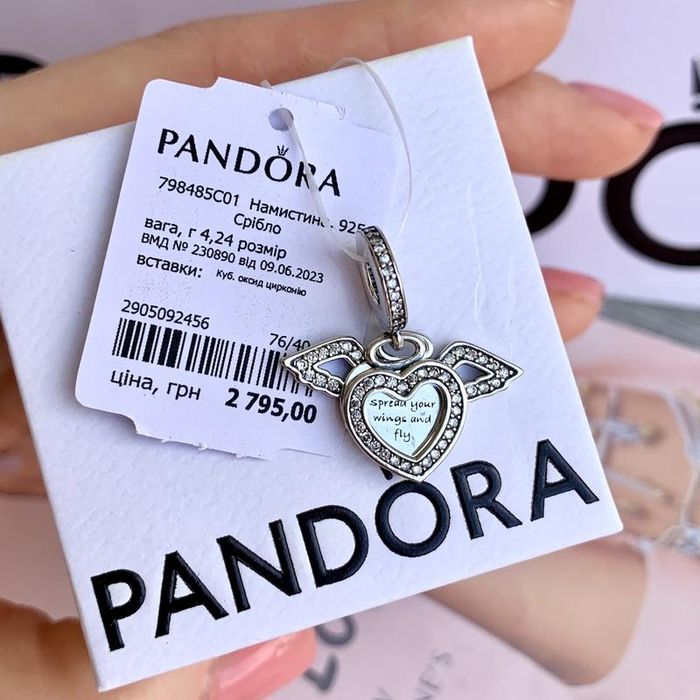 Шарм Pandora Крила янгола Намистина нова оригінал Пандора Підвіска