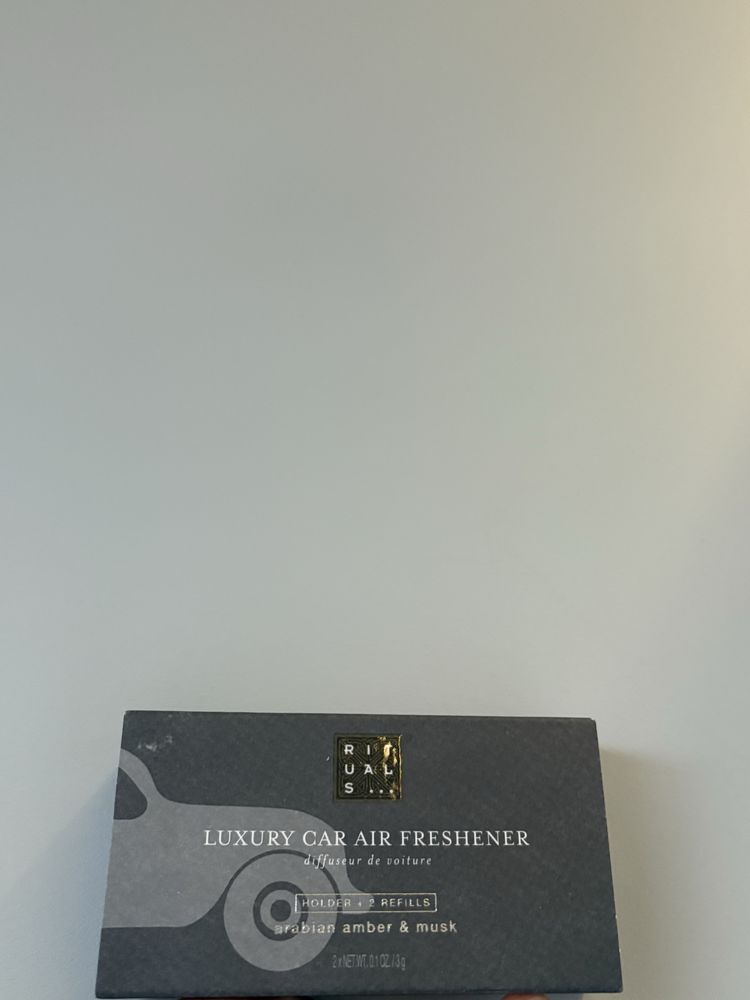 Rituals linia homme zapach do auta 2 wklady
