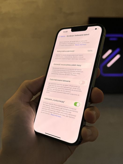 RATY 0% iPhone 13 Pro Max 128GB BATERIA 100% GWARANCJA 12 miesiecy!!!