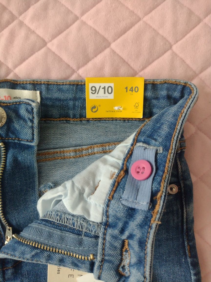 Продам нові джинсові шорти Lefties р. 140, 9-10років
